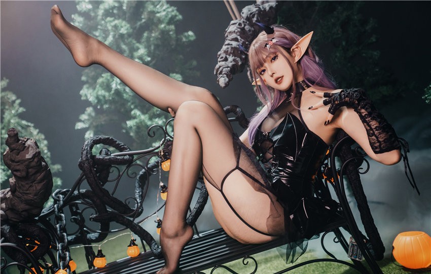 Natsuko夏夏子 万圣小魔女 [52P1V-566MB] 第1张