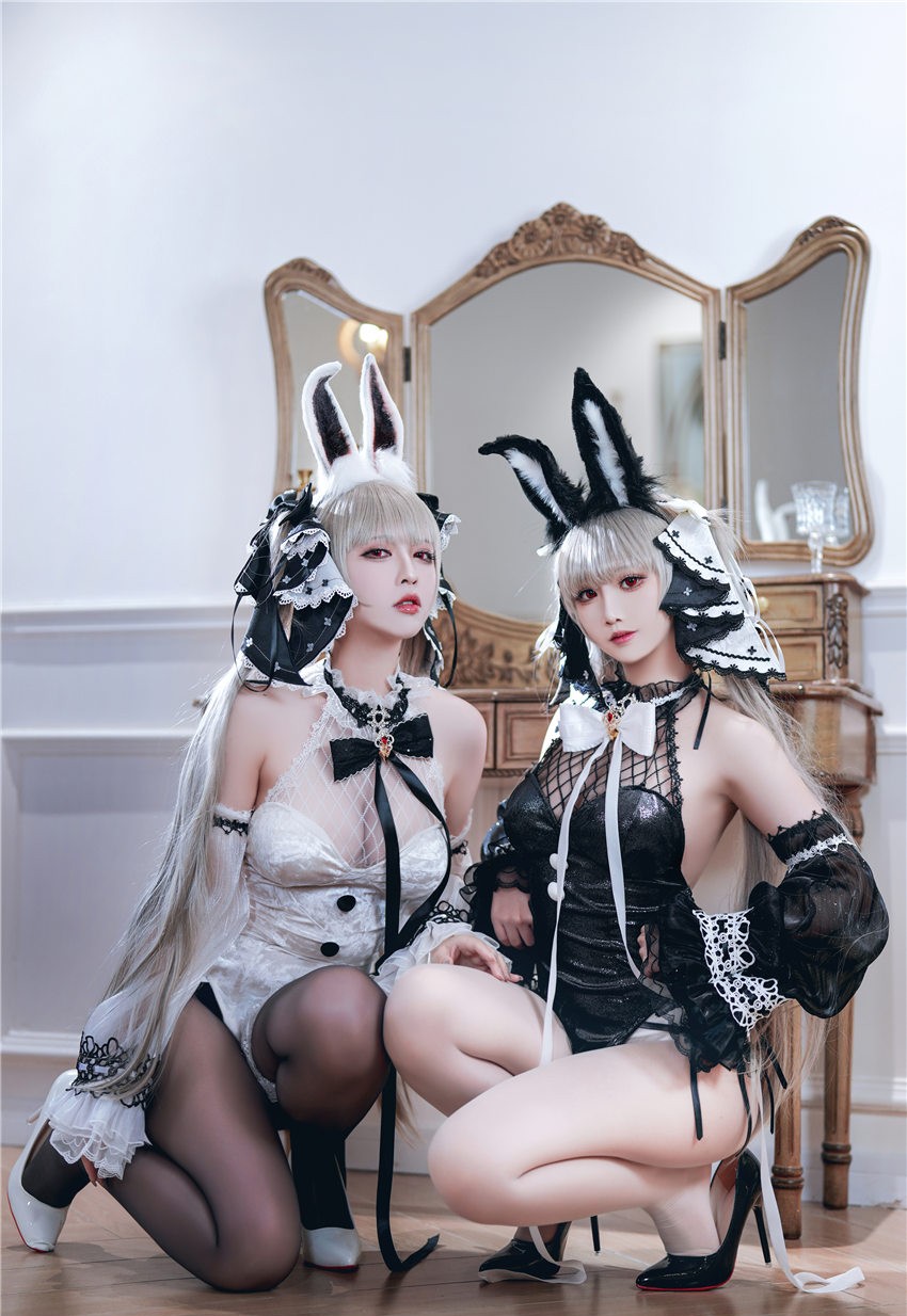 面饼仙儿&半半子【BanBanKo x MianZelizer】可畏兔兔 [57P6V-470MB] 第4张