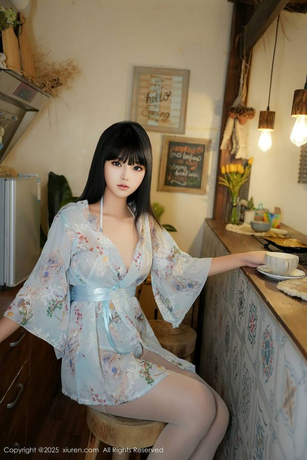 [秀人网] 2025.01.15 NO.9760 姚若兮vay 浅绿碎花情趣裙[52P/510MB] 第1张