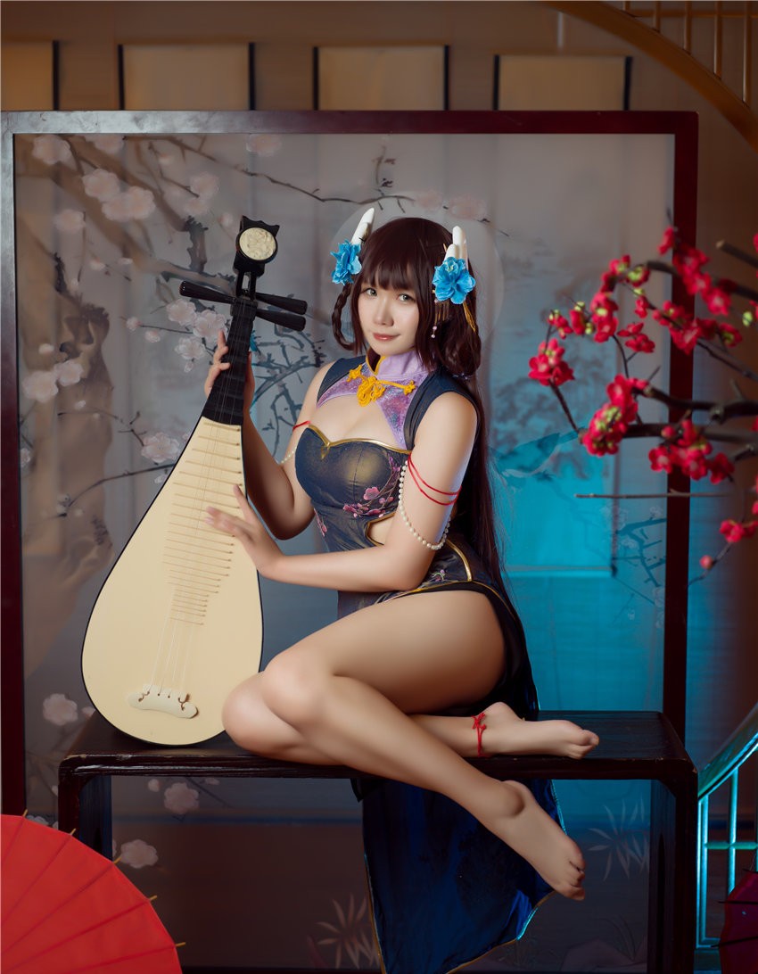 麻花酱 比睿旗袍+泳装 [61P-446MB] 第1张