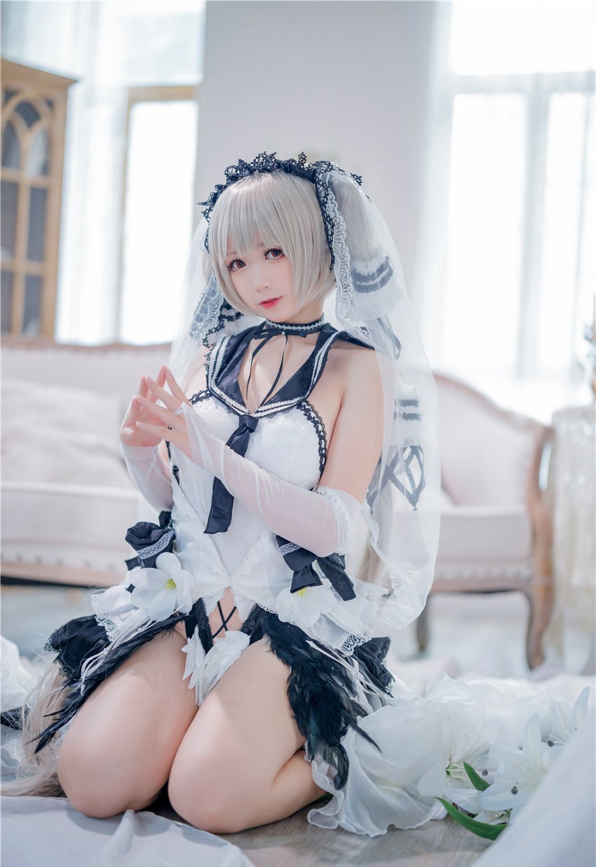 樱落酱w 碧蓝航线 可畏 礼服 [20P-208MB] 第4张