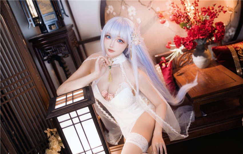 瓜希酱 阿尔比恩旗袍 [20P-62MB] 第2张