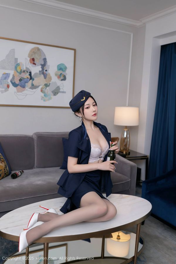 [秀人网] 2025.04.11 NO.10142 鱼子酱Fish 空姐制服[81P/696MB] 第1张