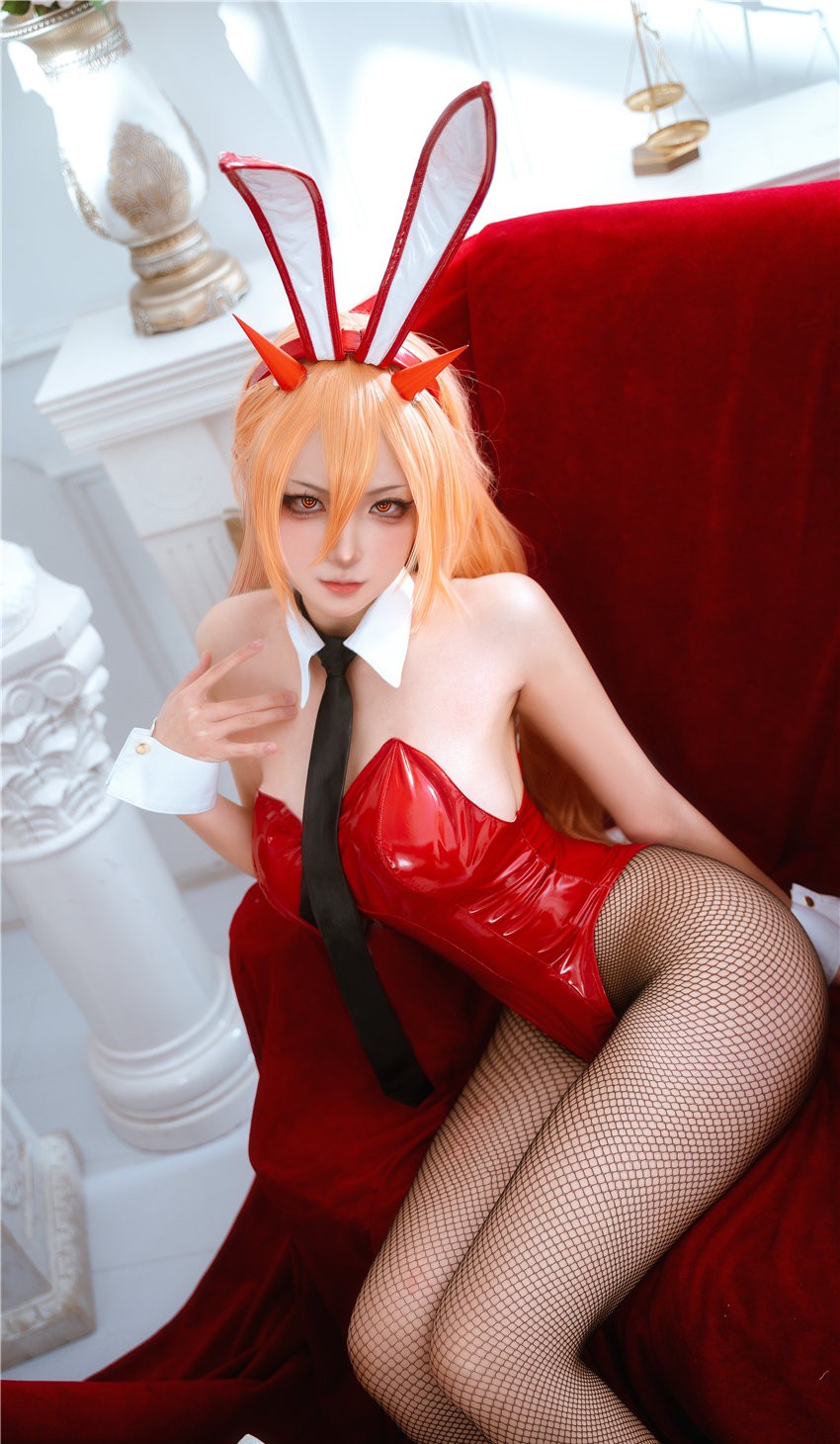 Seya-狮砸 电锯人 帕瓦&玛奇玛 兔女郎[13P-156M] 第1张