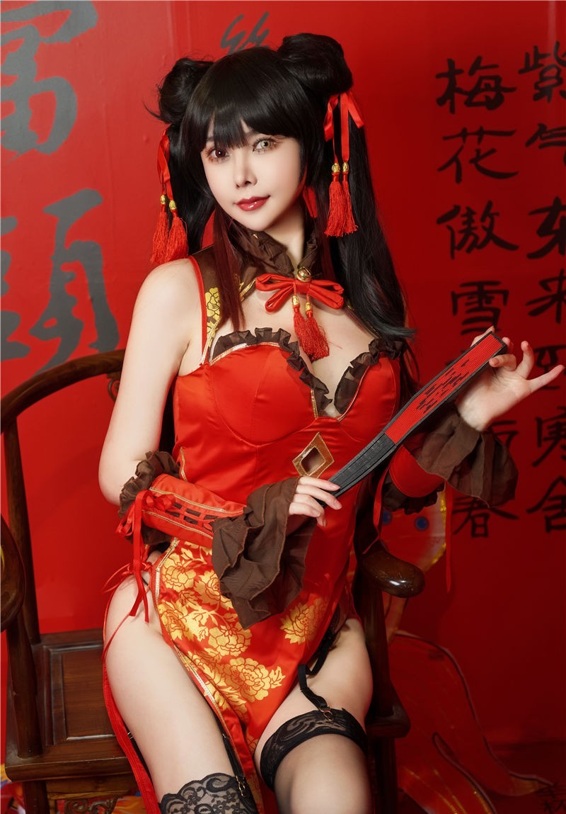 亚马逊鲶鱼 时崎狂三 旗袍[25P1V-547M] 第2张