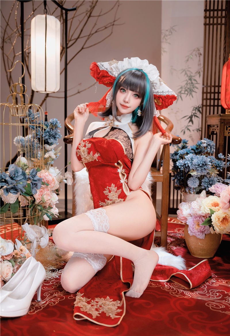 Shika小鹿鹿 碧蓝航线 新年柴郡[17P-234M] 第1张