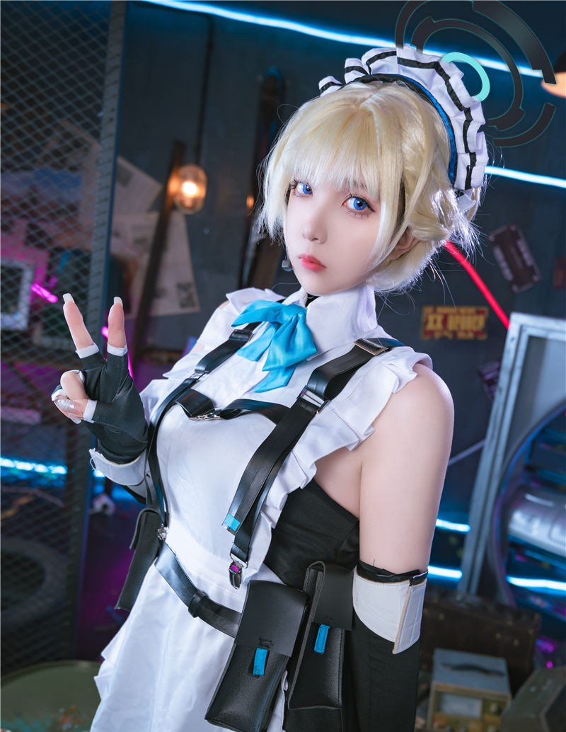 小和甜酒 蔚蓝档案 飞鸟马时女仆[31P-560M] 第2张