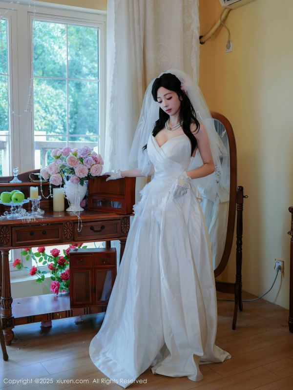 [秀人网] 2025.09.16 NO.10769 朱朱molly 白色婚纱[54P/620MB] 第1张