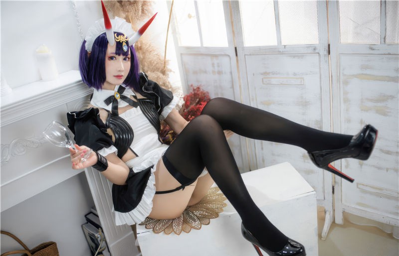 羽生三未 FGO 酒吞童子女仆[20P-148M] 第1张