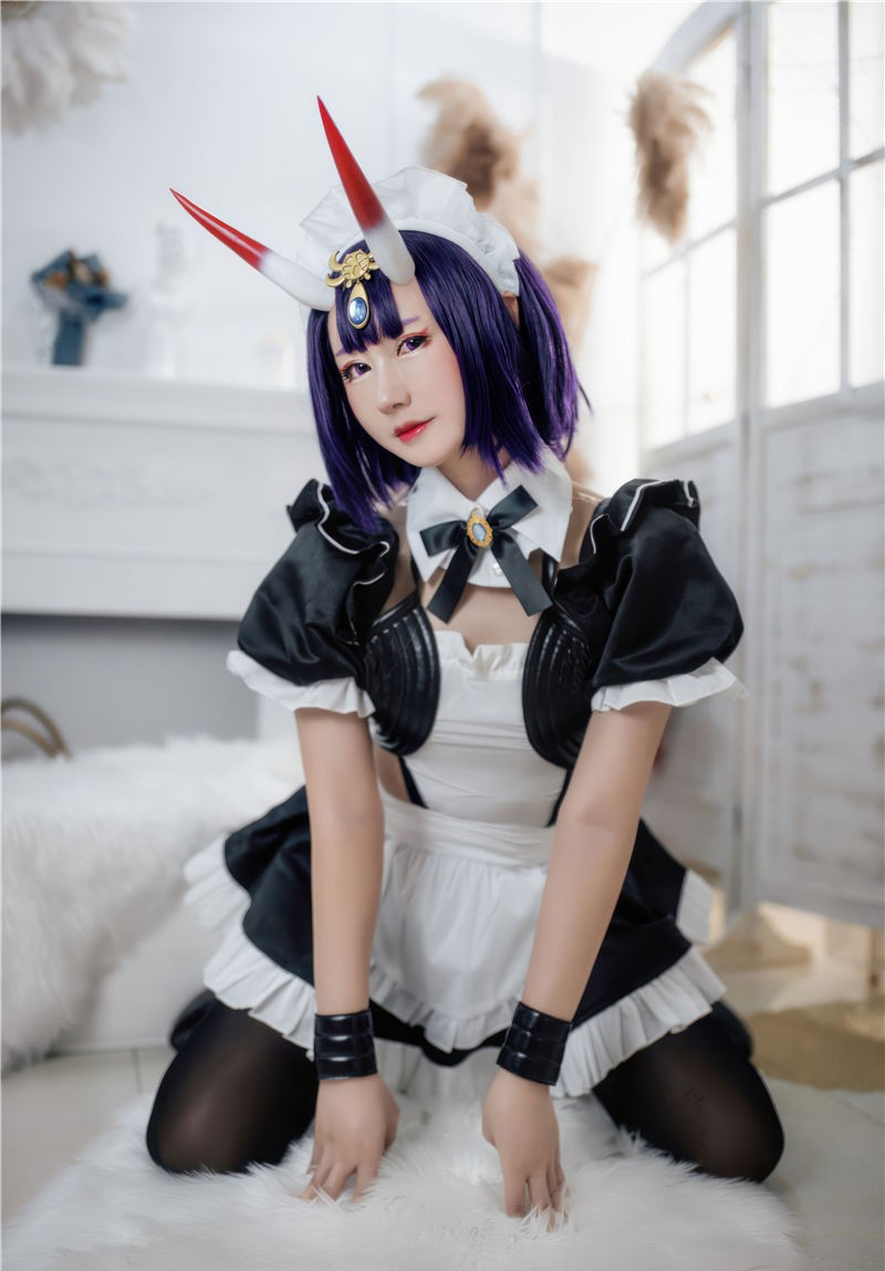 羽生三未 FGO 酒吞童子女仆[20P-148M] 第2张