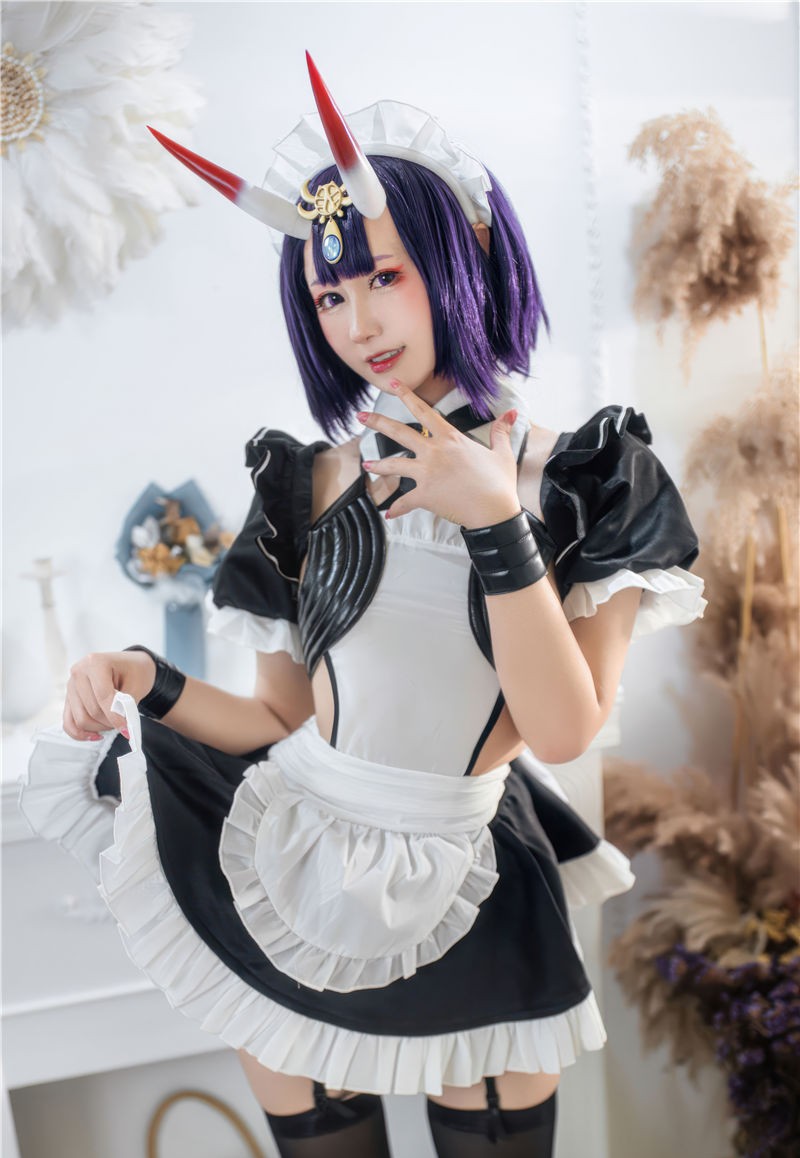 羽生三未 FGO 酒吞童子女仆[20P-148M] 第4张