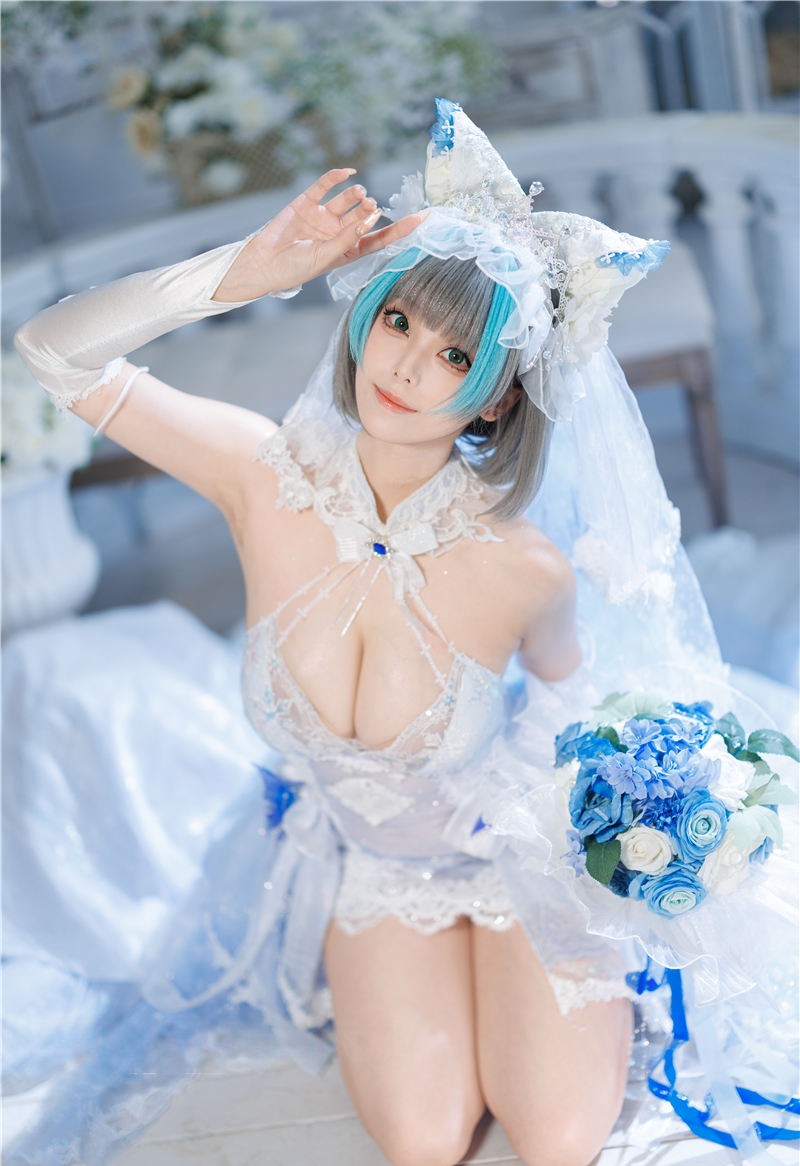 蜜汁猫裘 柴郡花嫁[125P2V-2.92G] 第2张