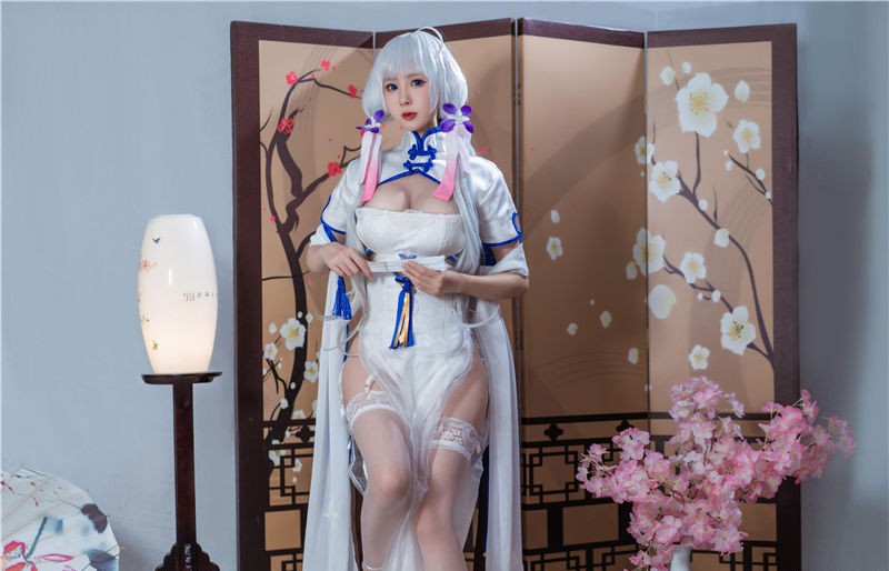 西园寺南歌 碧蓝航线 光辉旗袍[24P-139M] 第3张