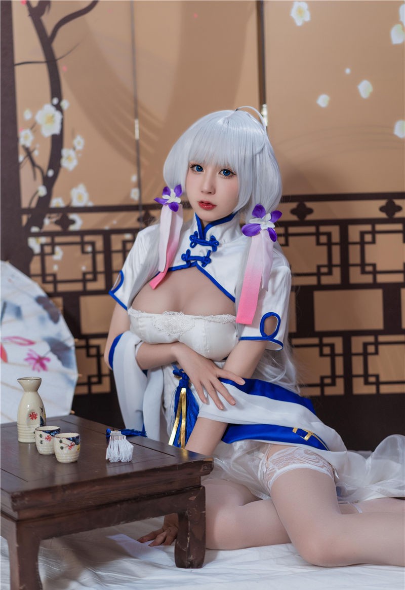 西园寺南歌 碧蓝航线 光辉旗袍[24P-139M] 第4张