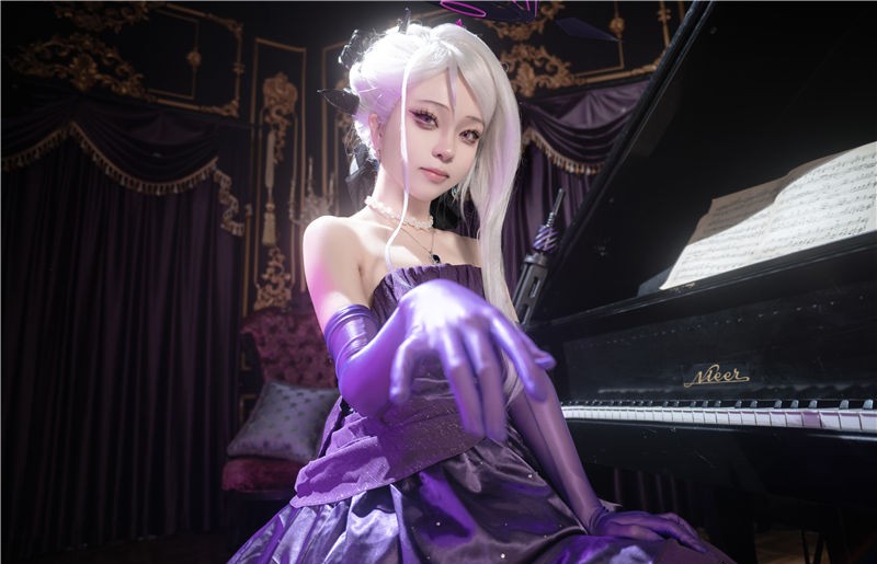 矢量鱼 蔚蓝档案 空崎日奈连衣裙 [34P-259M] 第3张