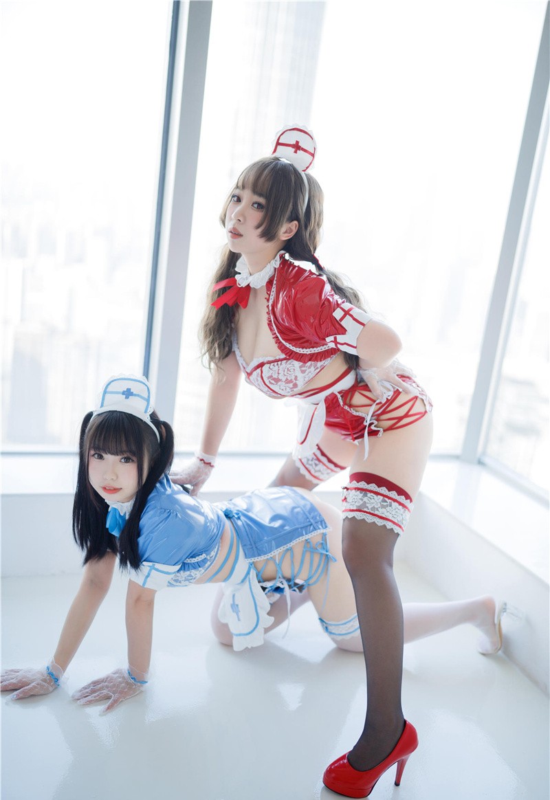 胡桃猫Kurumineko &十万珍吱伏特 红&蓝 [196P5V-2.74GB] 第4张