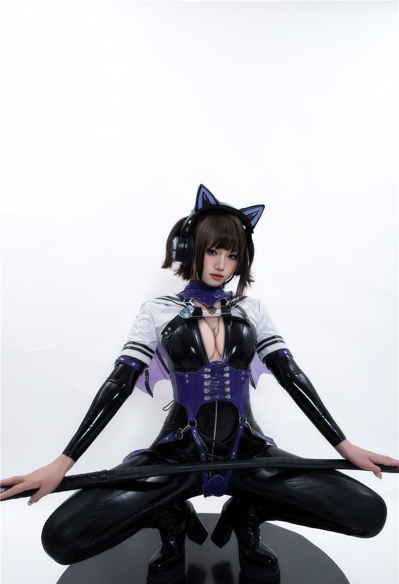 柒柒要乖哦 白棚胶衣[78P-230M] 第1张