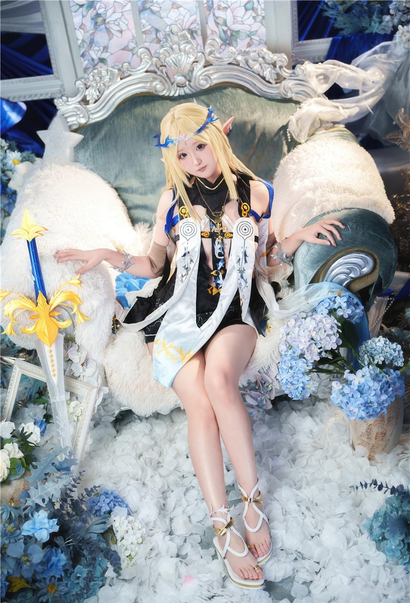 Seele麦麦 菲比&卡提希娅的蓝色花海物语[96P-315M] 第2张