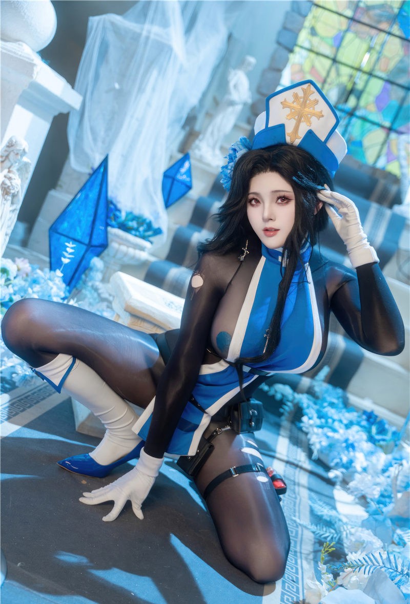 Natsuko夏夏子 NIKKE 梅登·冰玫瑰[71P-662M] 第2张