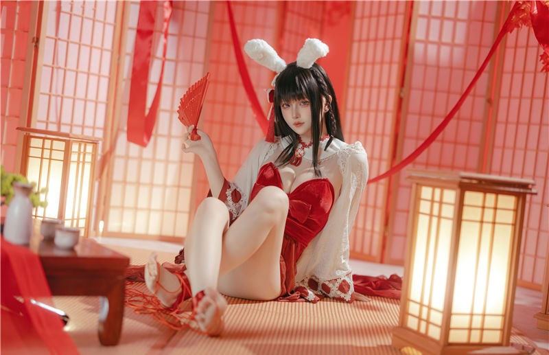 屿鱼 碧蓝航线 大山·祈愿的巫女兔[58P-340M] 第1张