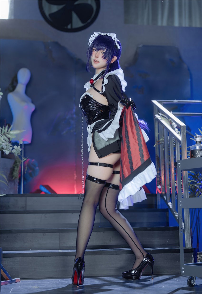 屿鱼 Nikke胜利女神 米哈拉·咖啡女仆[80P-457M] 第4张