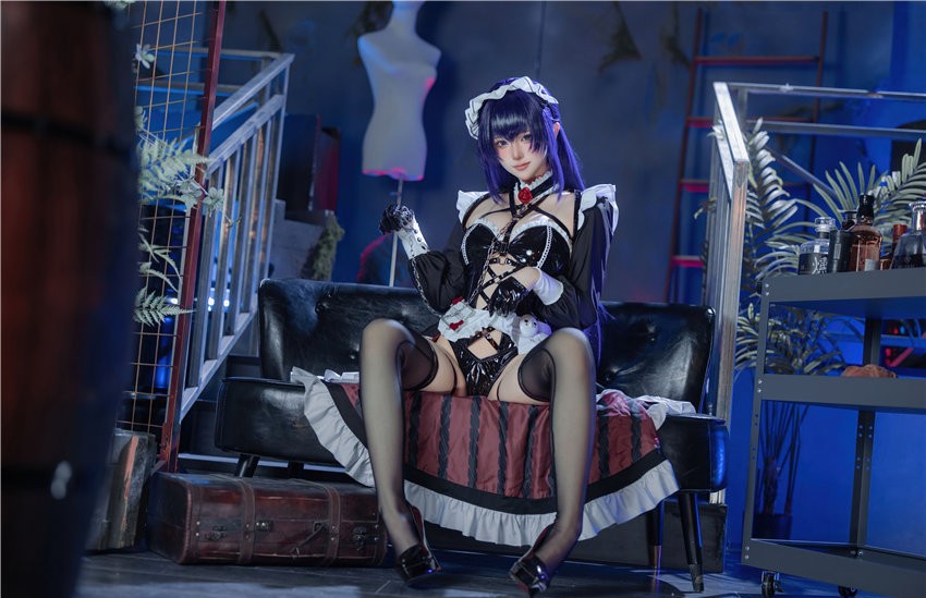 屿鱼 Nikke胜利女神 米哈拉·咖啡女仆[80P-457M] 第3张