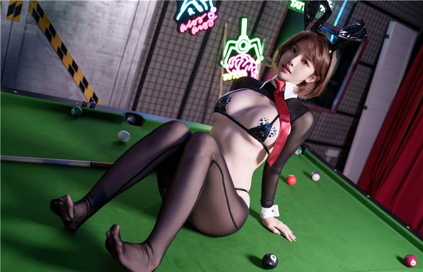 雯妹不讲道理 黑色逆兔[45P-770M] 第1张