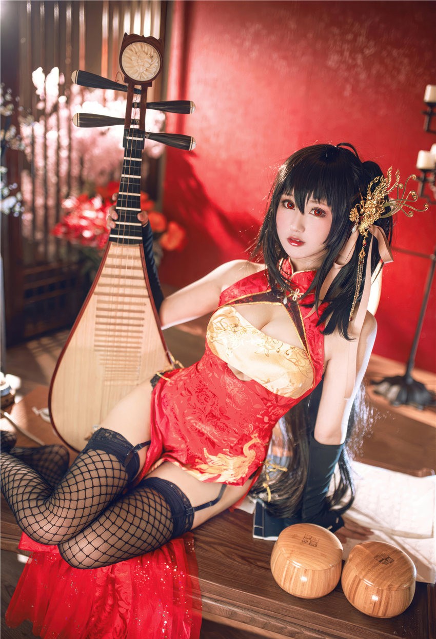 羽生三未 碧蓝航线 大凤旗袍 [21P-216M] 第4张