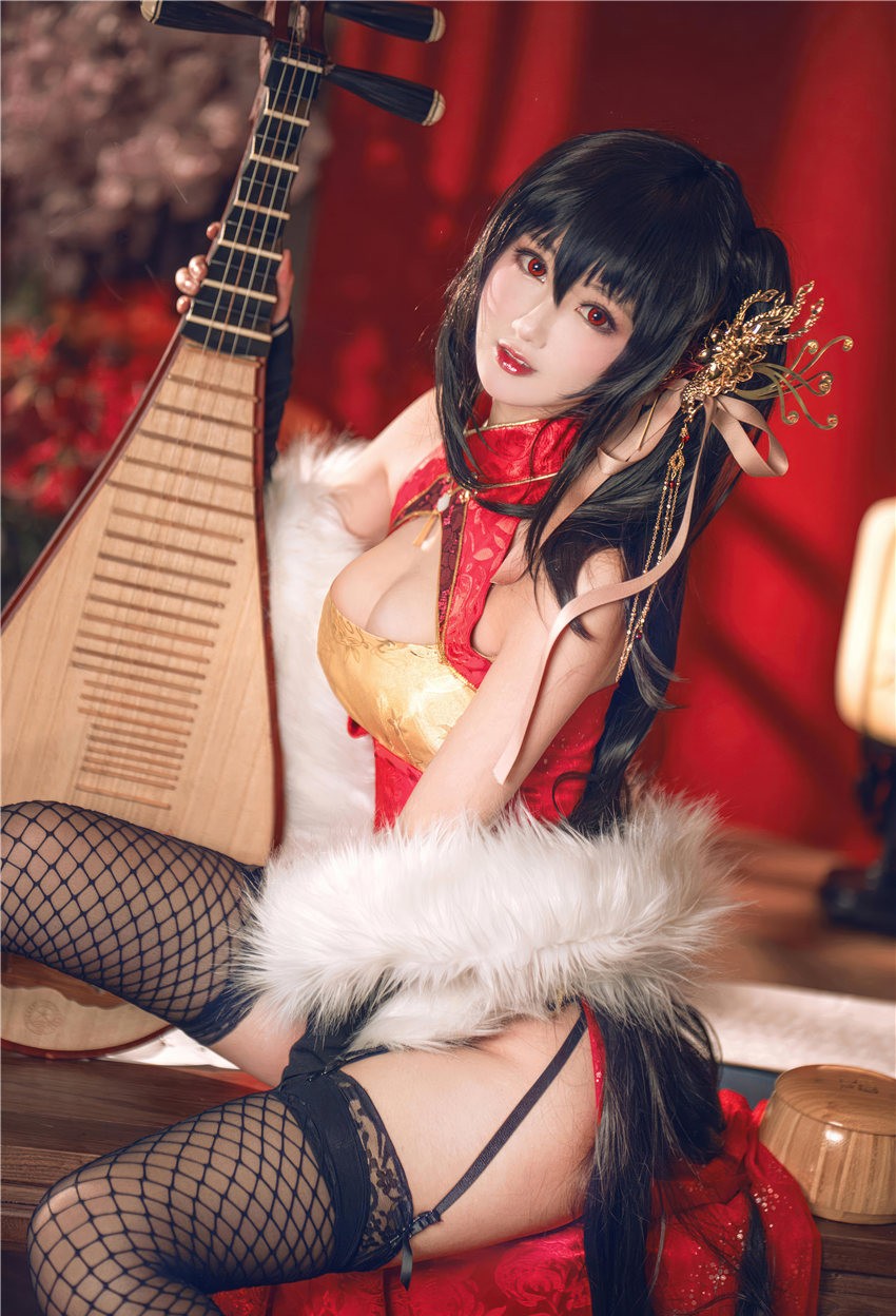 羽生三未 碧蓝航线 大凤旗袍 [21P-216M] 第3张