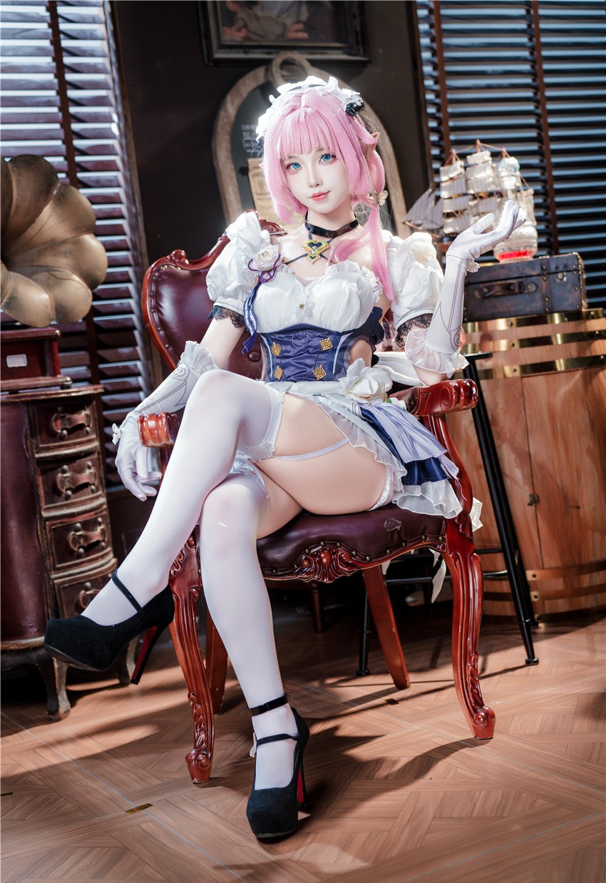 狐玖玖 爱莉希雅女仆 [23P-517M] 第2张