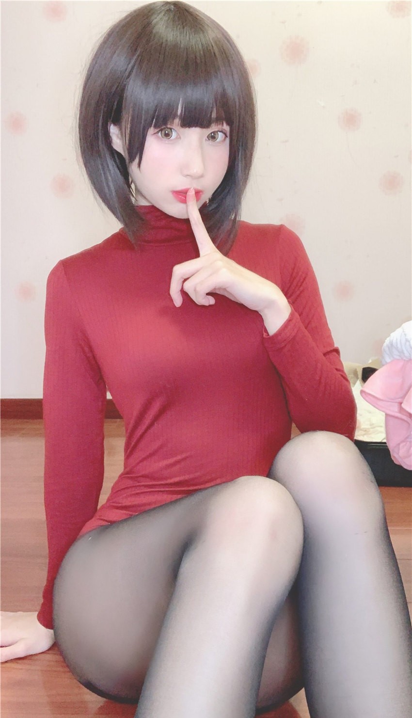 西园寺南歌 红色毛衣 [36P-1.00GB] 第4张