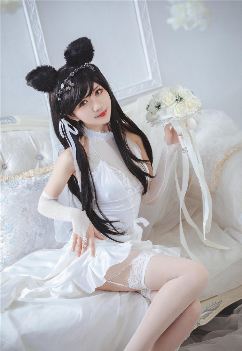 源纱希喵喵喵 爱宕花嫁 [26P-230MB] 第1张